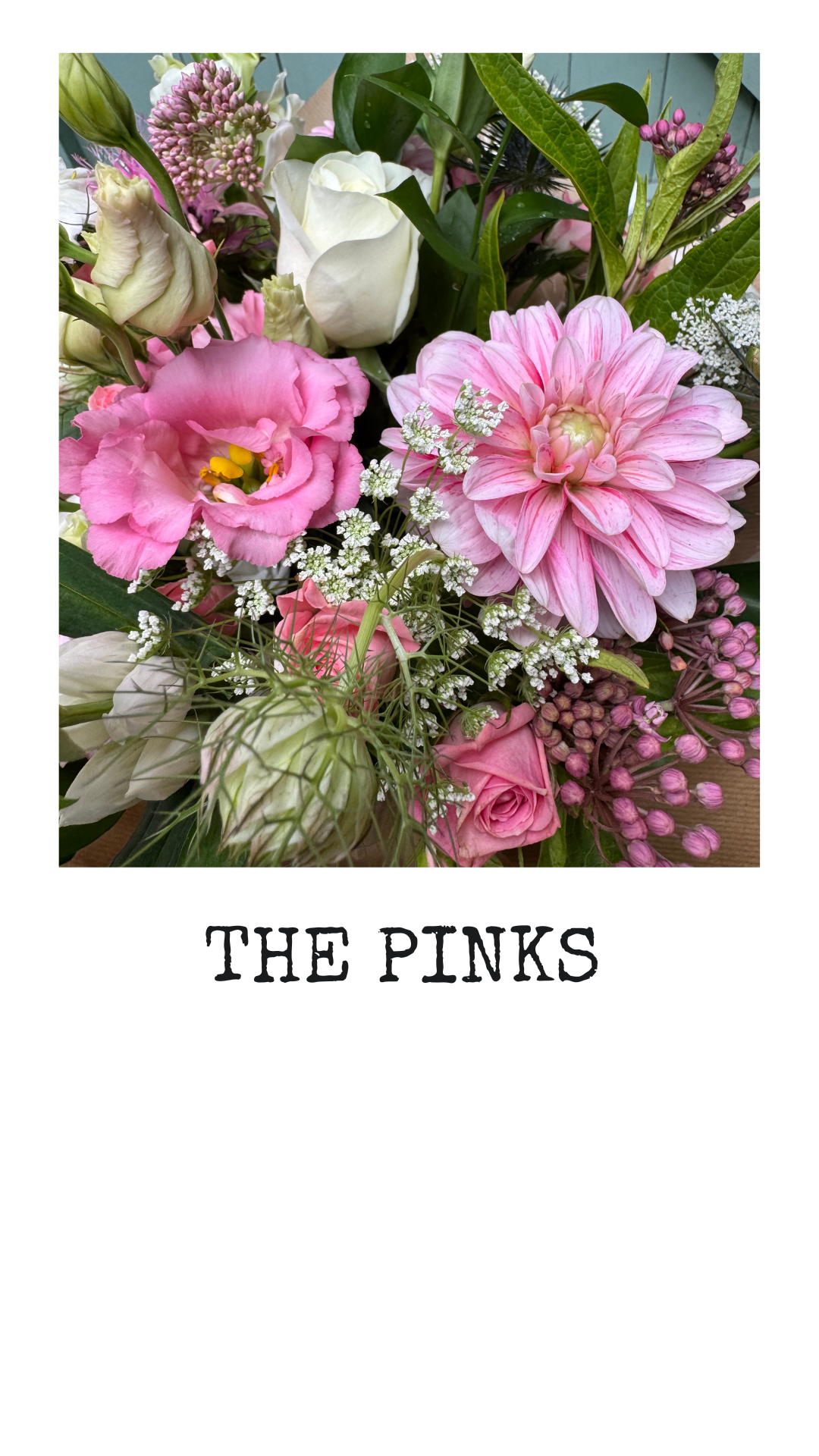 The Pinks -  Hand-tied Bouquet