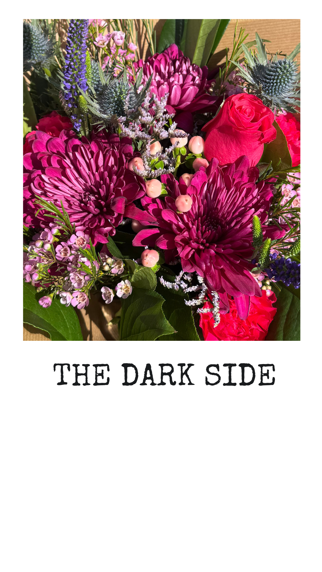 The Dark Side - Hand-tied Bouquet