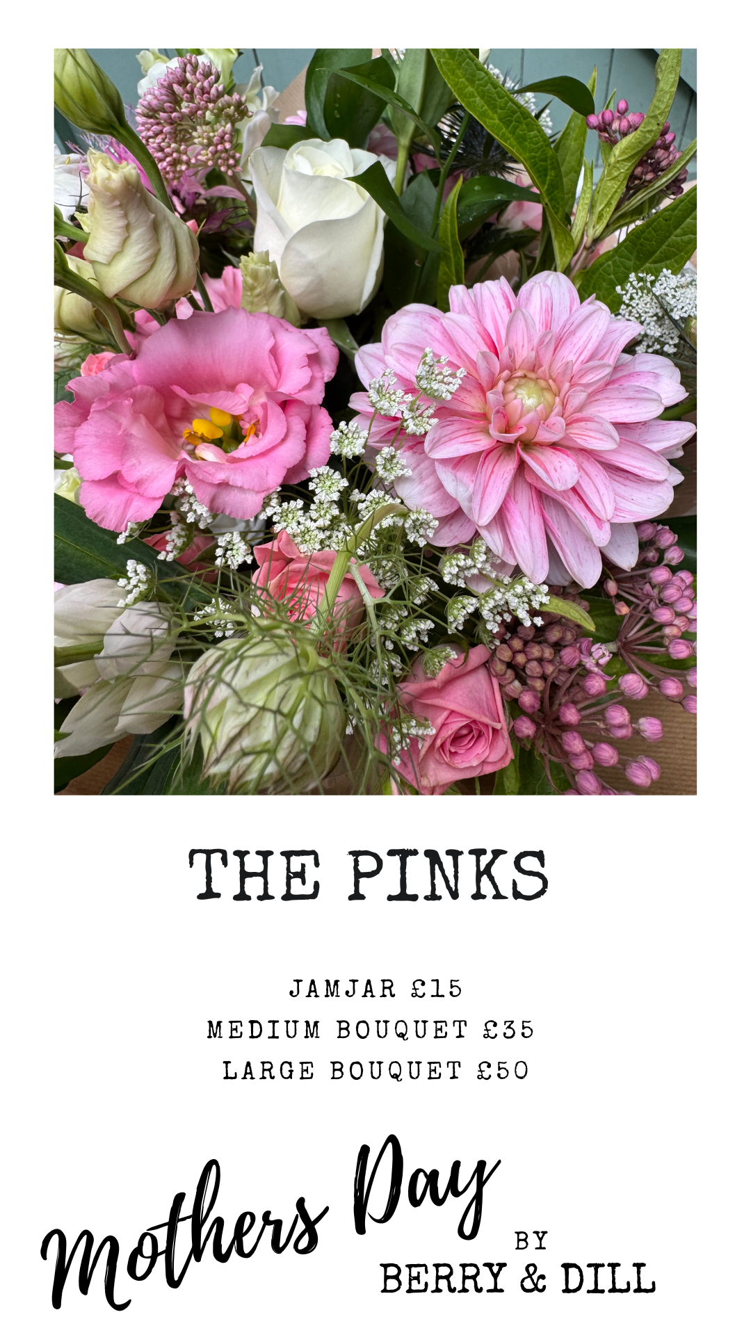 The Pinks -  Hand-tied Bouquet