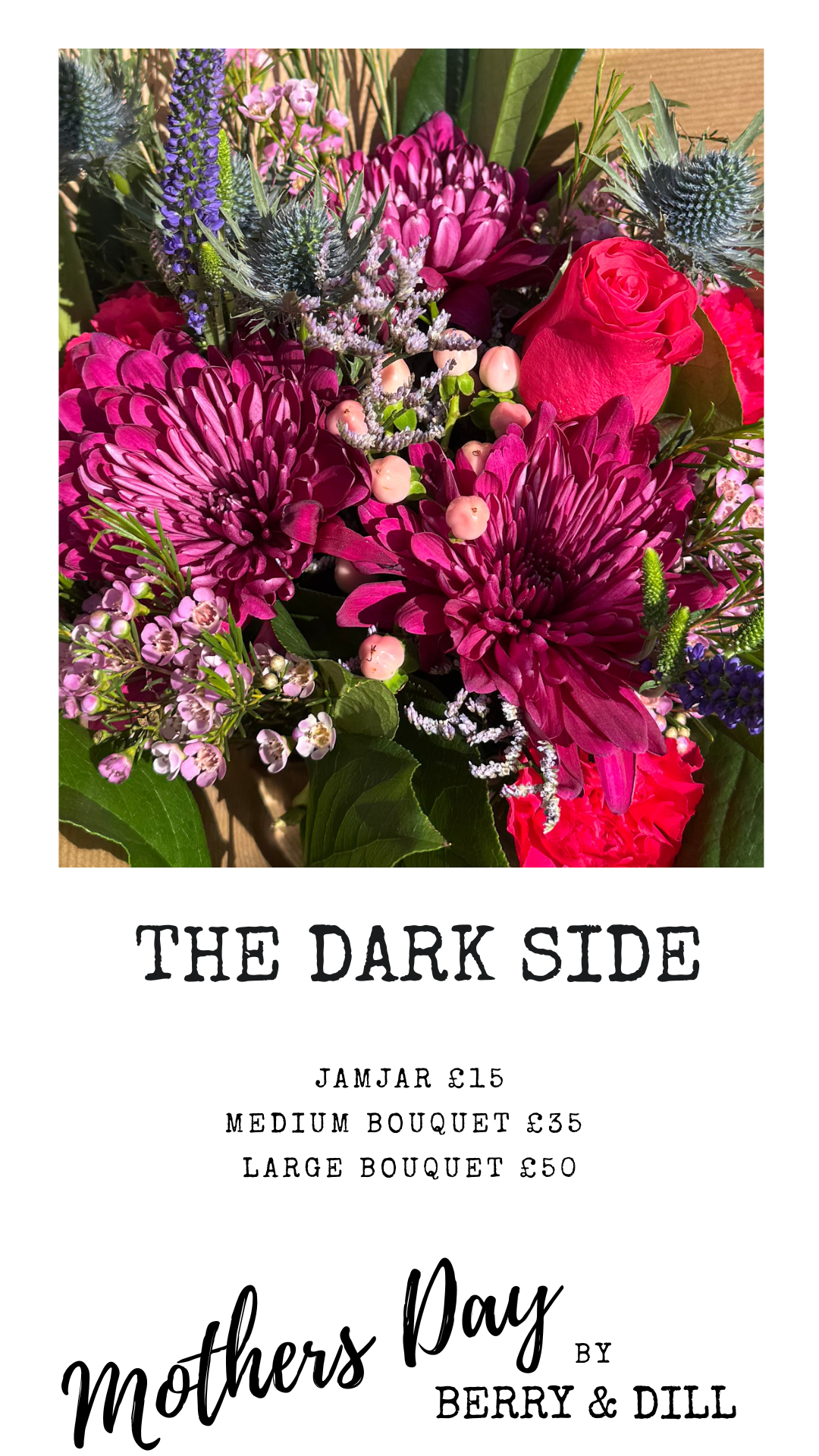 The Dark Side Hand-tied Bouquet
