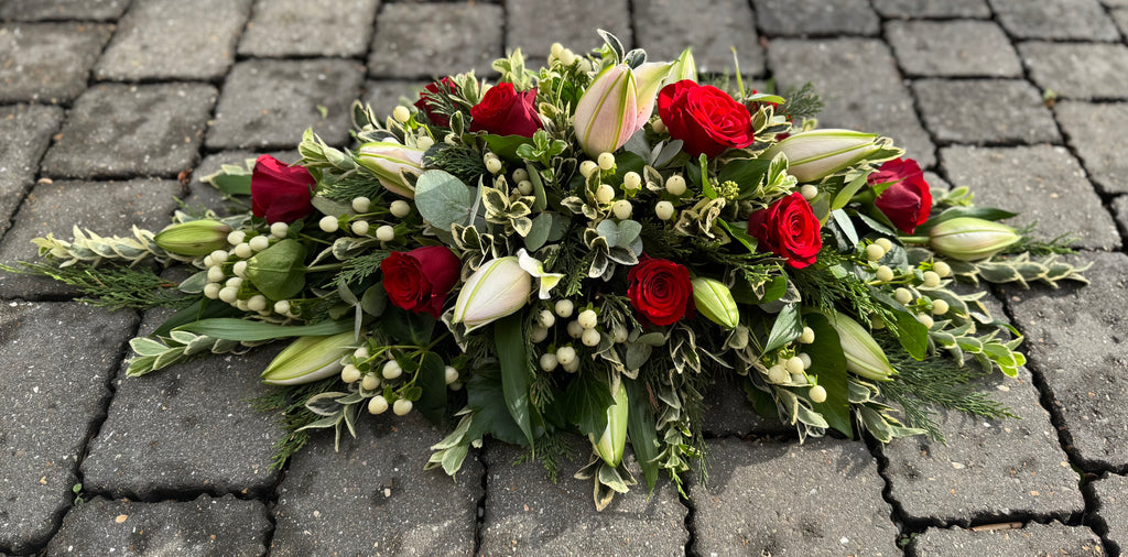 Traditional Funeral Spray Display