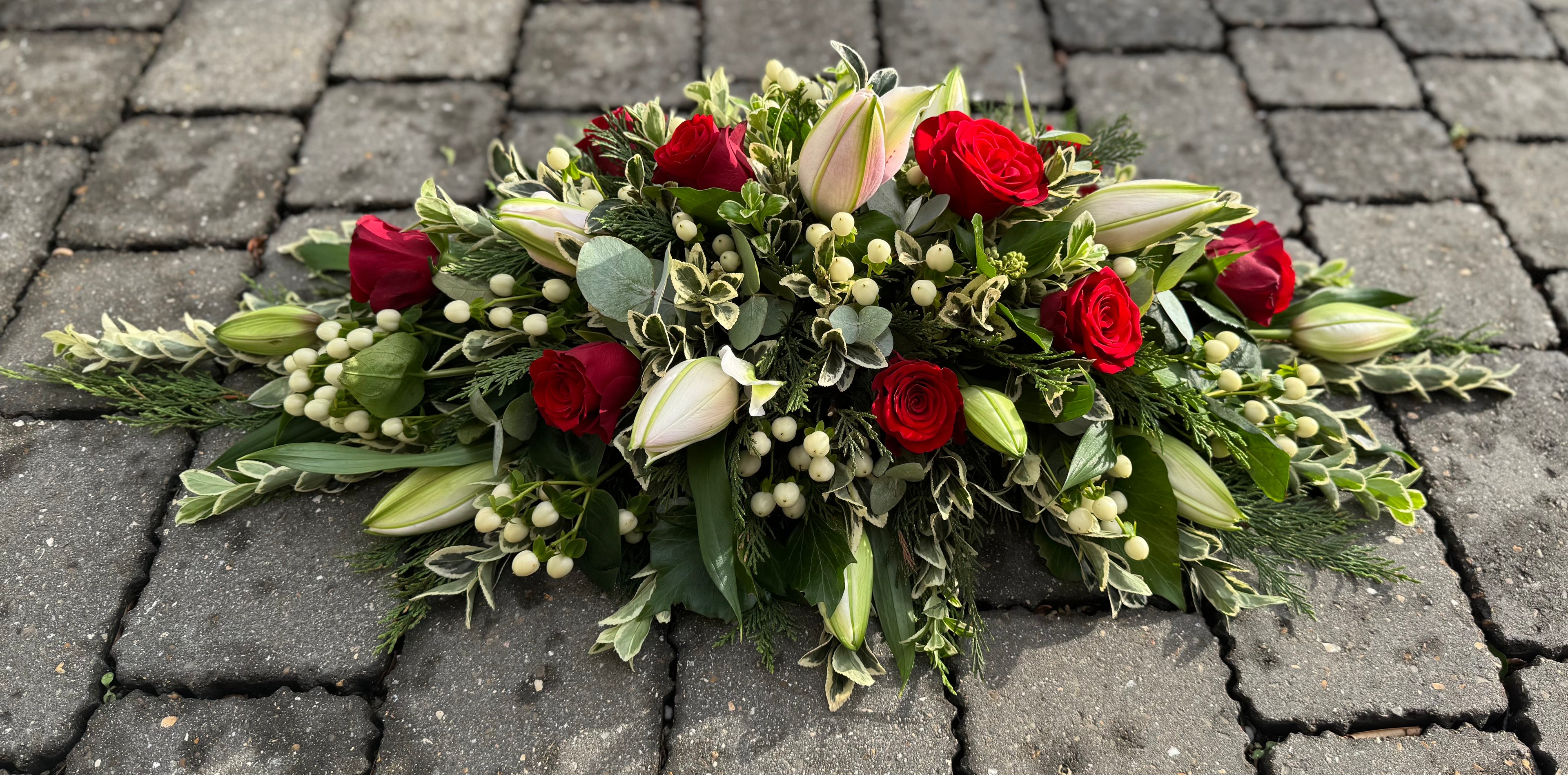 Traditional Funeral Spray Display